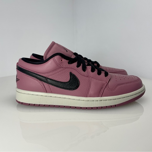 Jordan Shoes - Nike Air Jordan 1 Low SE Shoes Light Mulberry White Black DC7268-500 Size 8.5
